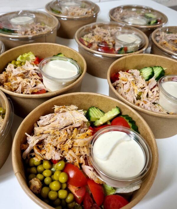 Rebitud sealihaga salat 250g